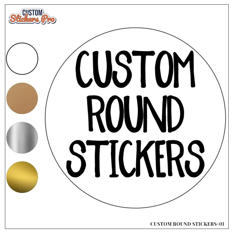 Custom Round Stickers Wholesale