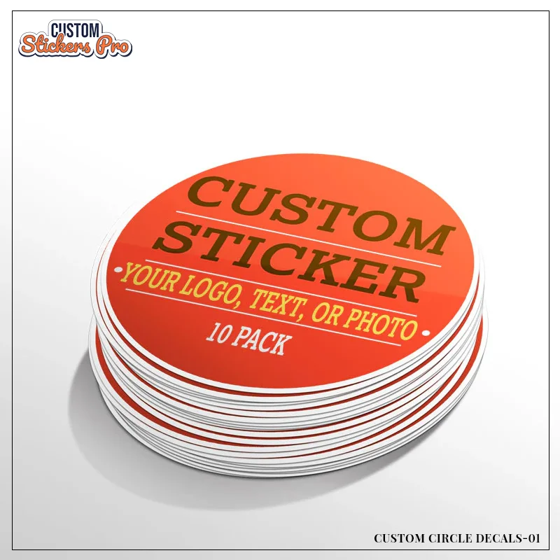 Custom Printed Circle Decals Wholesale - Get Best Discounts