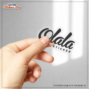 Custom Clear Cut Stickers