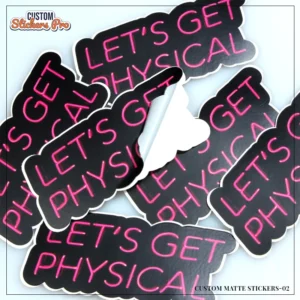 Custom Matte Stickers Wholesale 02