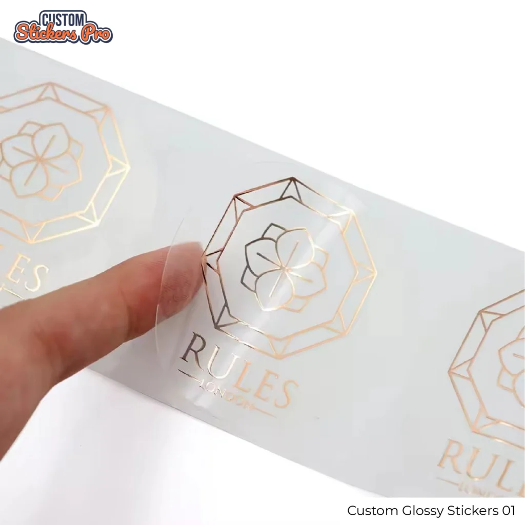 Custom Glossy Stickers 01