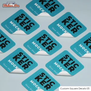 Custom Printed Square Decals 03