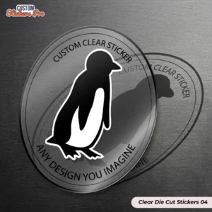 Clear Die Cut Stickers USA 04