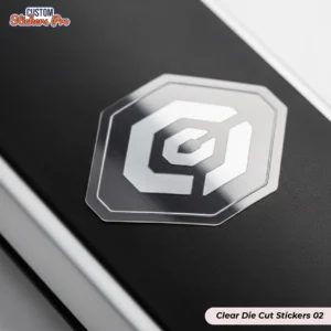 Printed Clear Die Cut Stickers 02