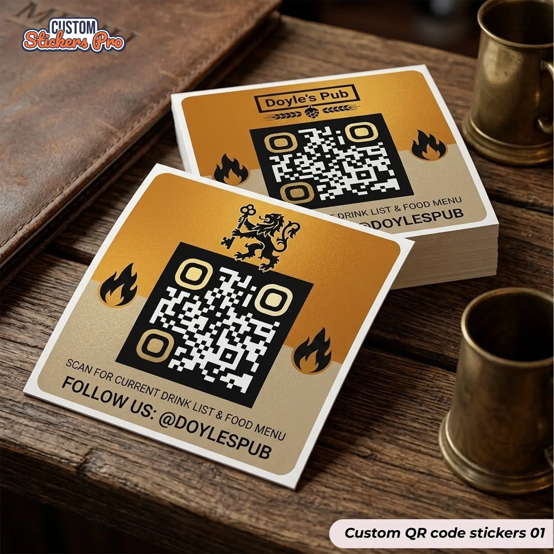 Custom QR code stickers 01