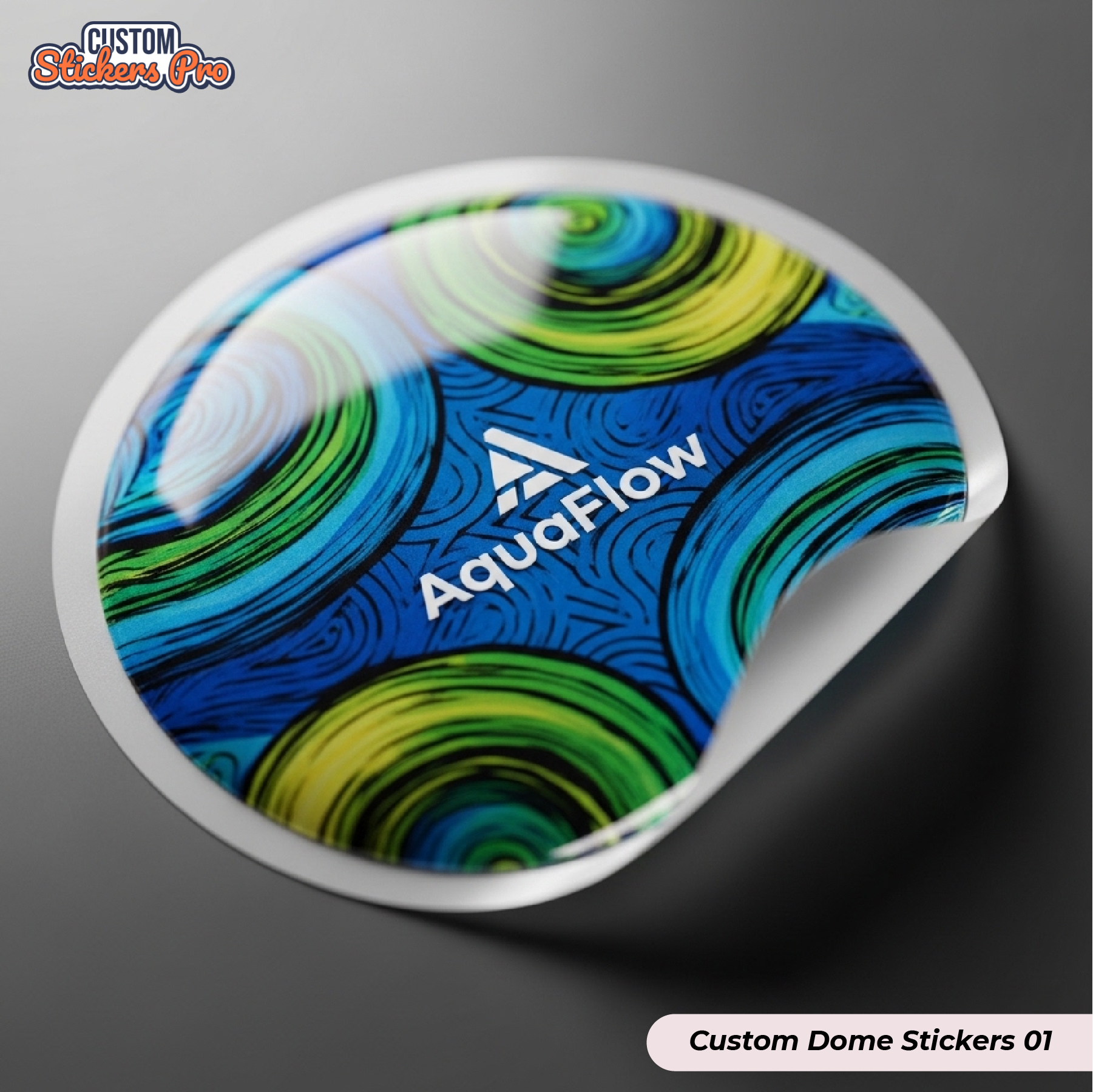 Custom Dome Stickers 01