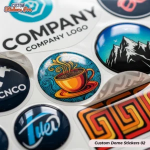 Custom Dome Stickers Wholesale 02