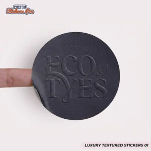 Custom Luxury Textured Stickers