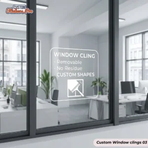 Window clings with logo 03
