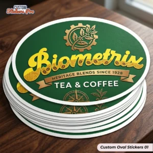 Custom Oval Stickers
