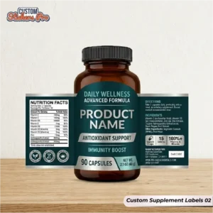 Custom Supplement Labels wholesale 02