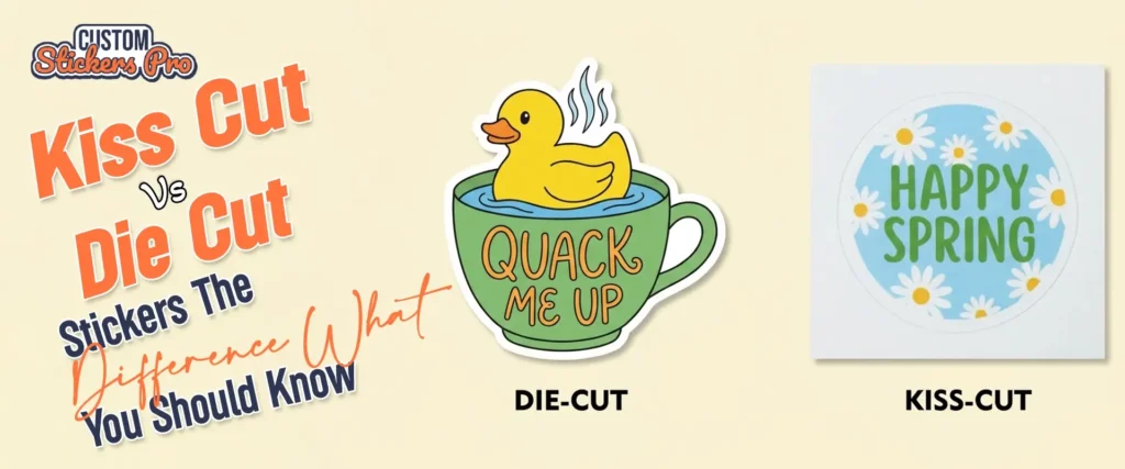 Kiss Cut vs Die Cut Stickers The Difference What You Should Know