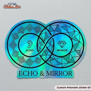 Printed Prismatic sticker 03